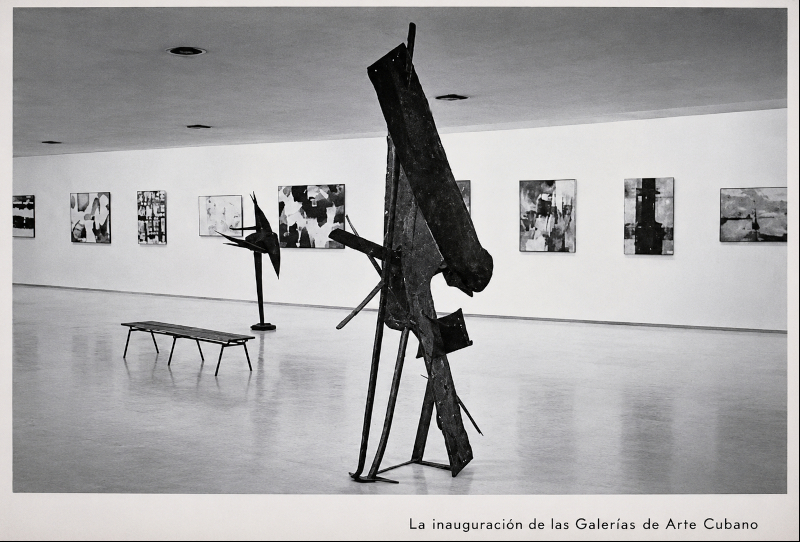 Inauguracion de las Galerias de Arte Cubano